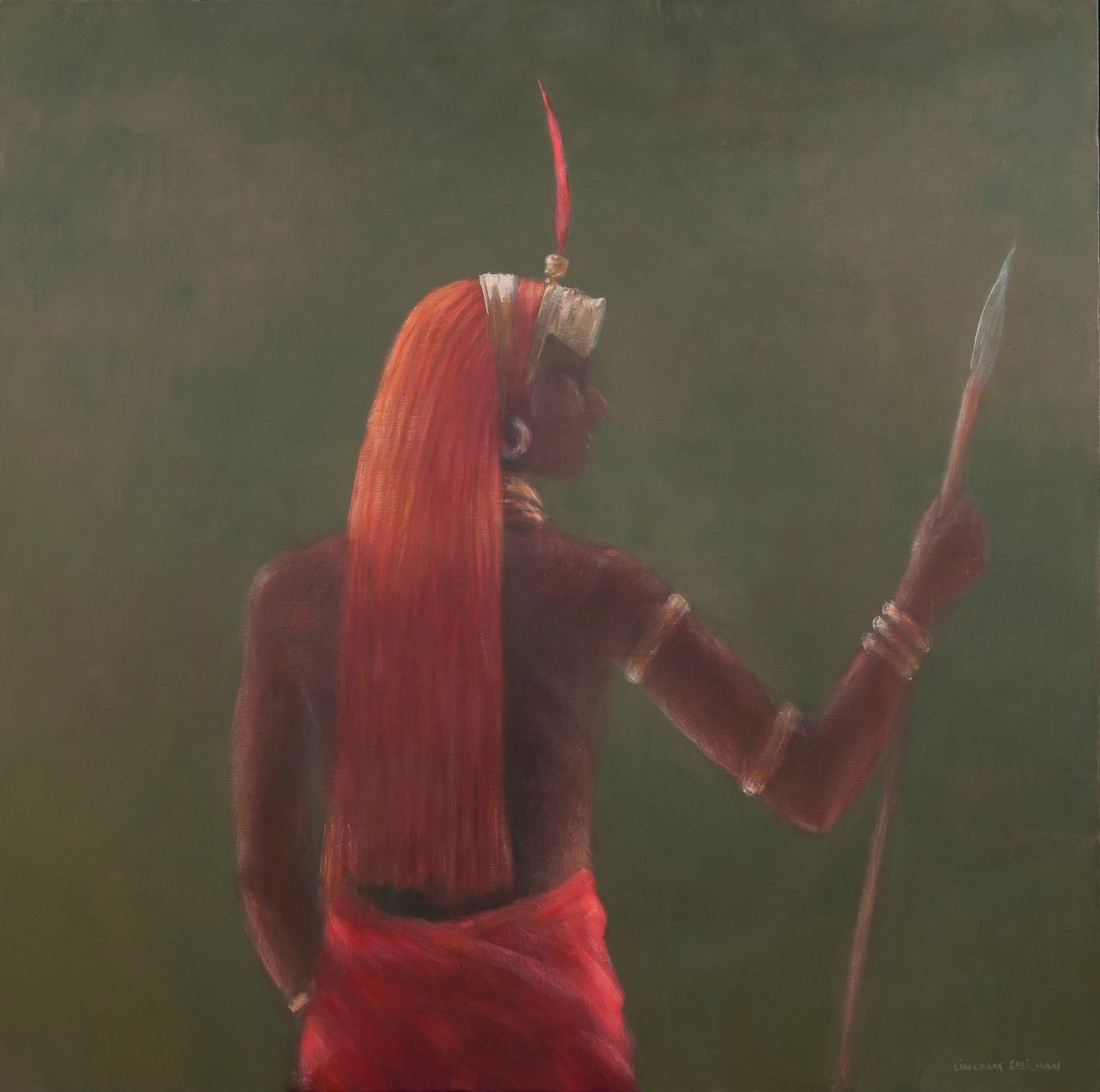 桑布鲁，2012年（丙烯画布） 作者 林肯·塞利格曼