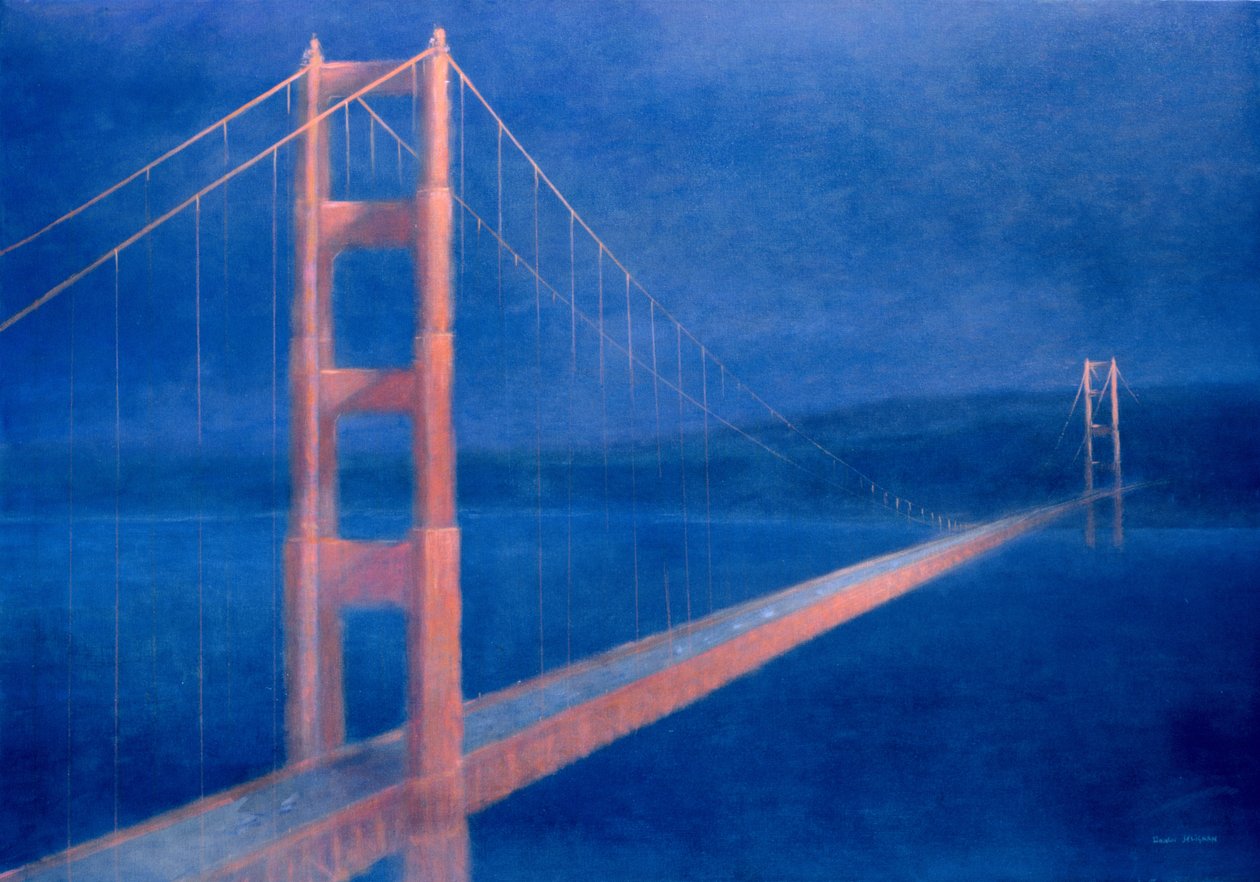旧金山，2004年（丙烯酸） 作者 林肯·塞利格曼
