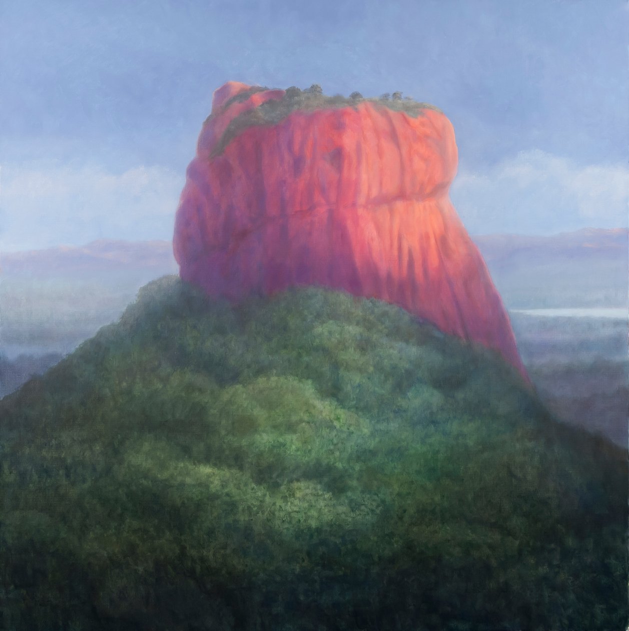 锡吉里亚一世，斯里兰卡，2012年（丙烯画布） 作者 林肯·塞利格曼