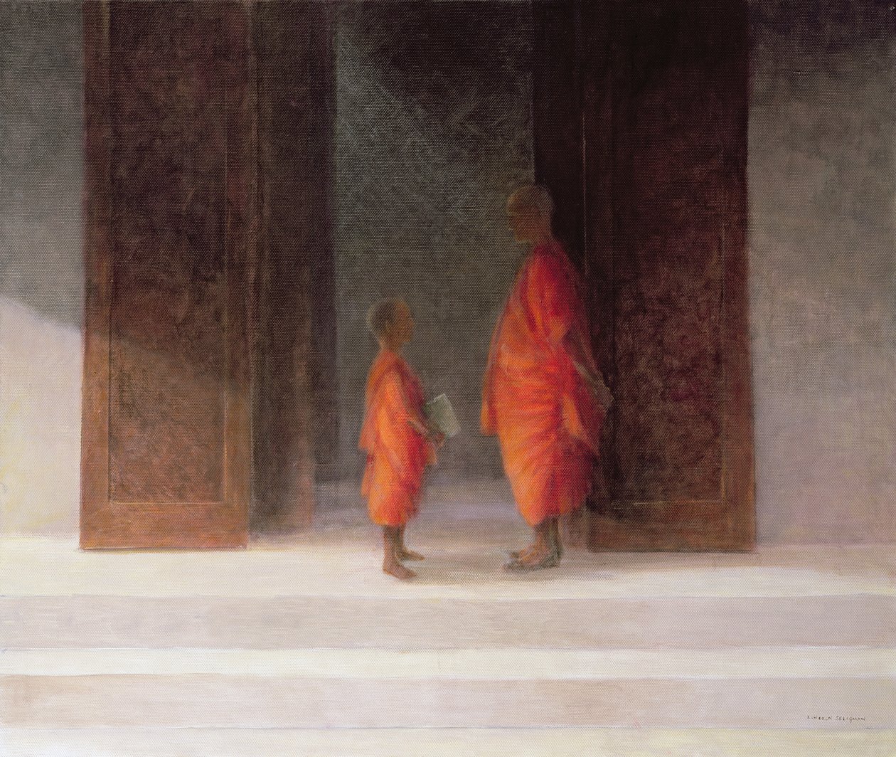 老师，2005年（画布上的丙烯酸） 作者 林肯·塞利格曼