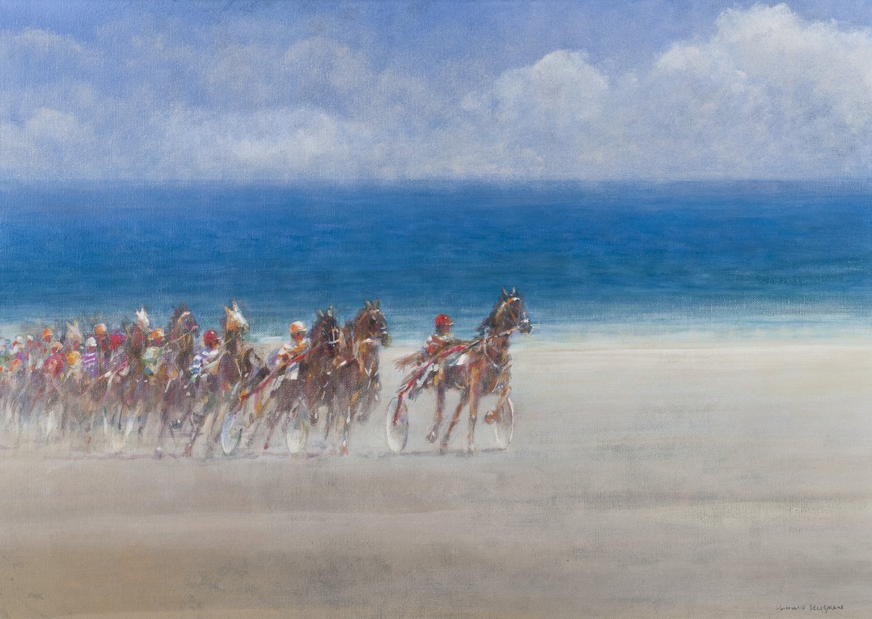 小跑比赛，Lancieux，布列塔尼，2014年 作者 林肯·塞利格曼