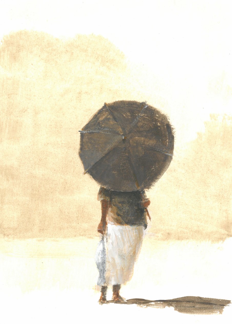 伞和鱼2，2015年 作者 林肯·塞利格曼