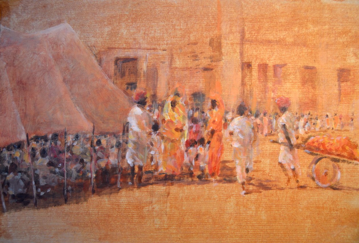 村庄场景，Jaipor 作者 林肯·塞利格曼