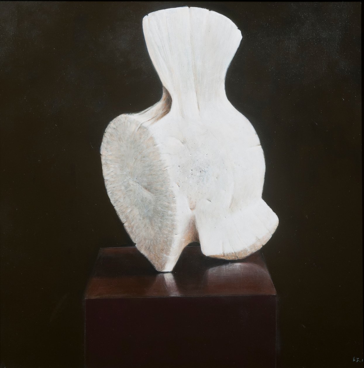 Whole Vertebra，2012（画布上的丙烯酸） 作者 林肯·塞利格曼