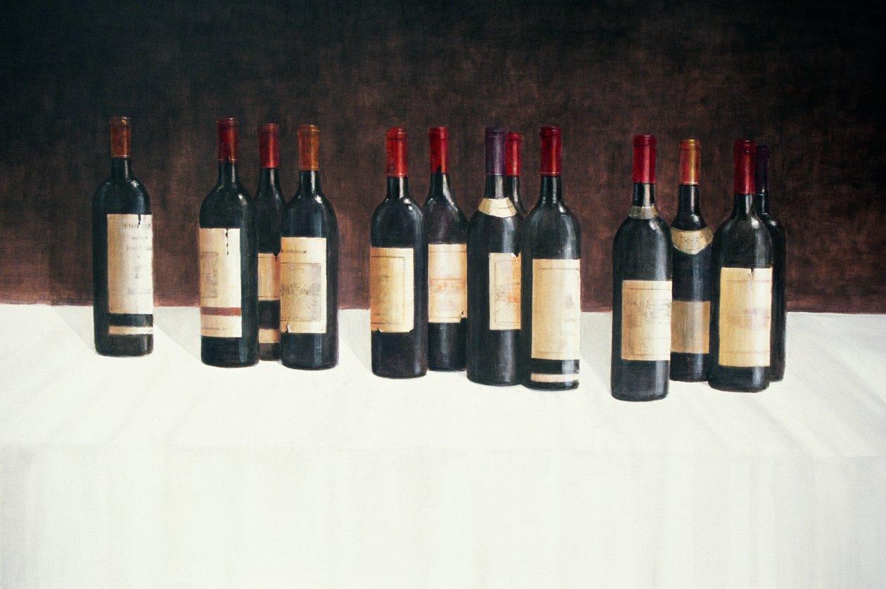Winescape，Red，2003（画布上的丙烯酸） 作者 林肯·塞利格曼