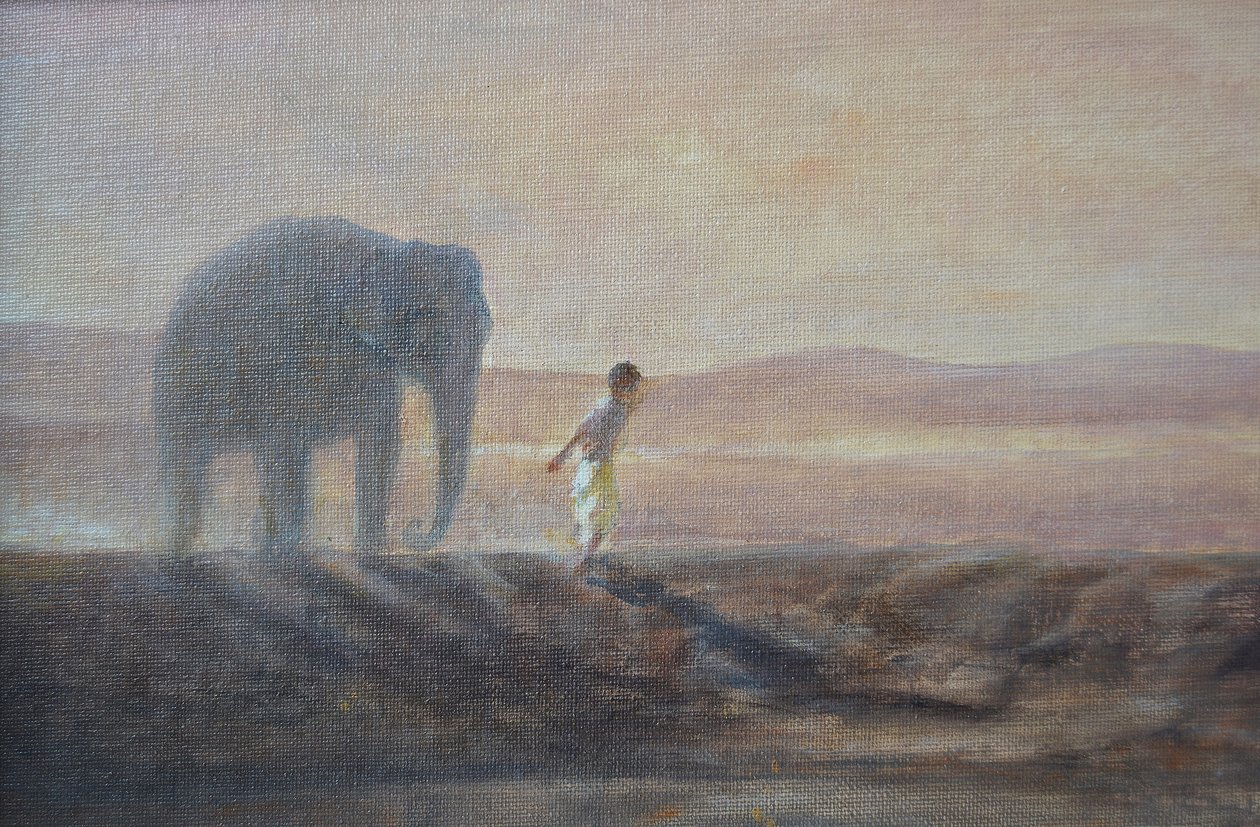 Boy and Elephant 作者 林肯·塞利格曼