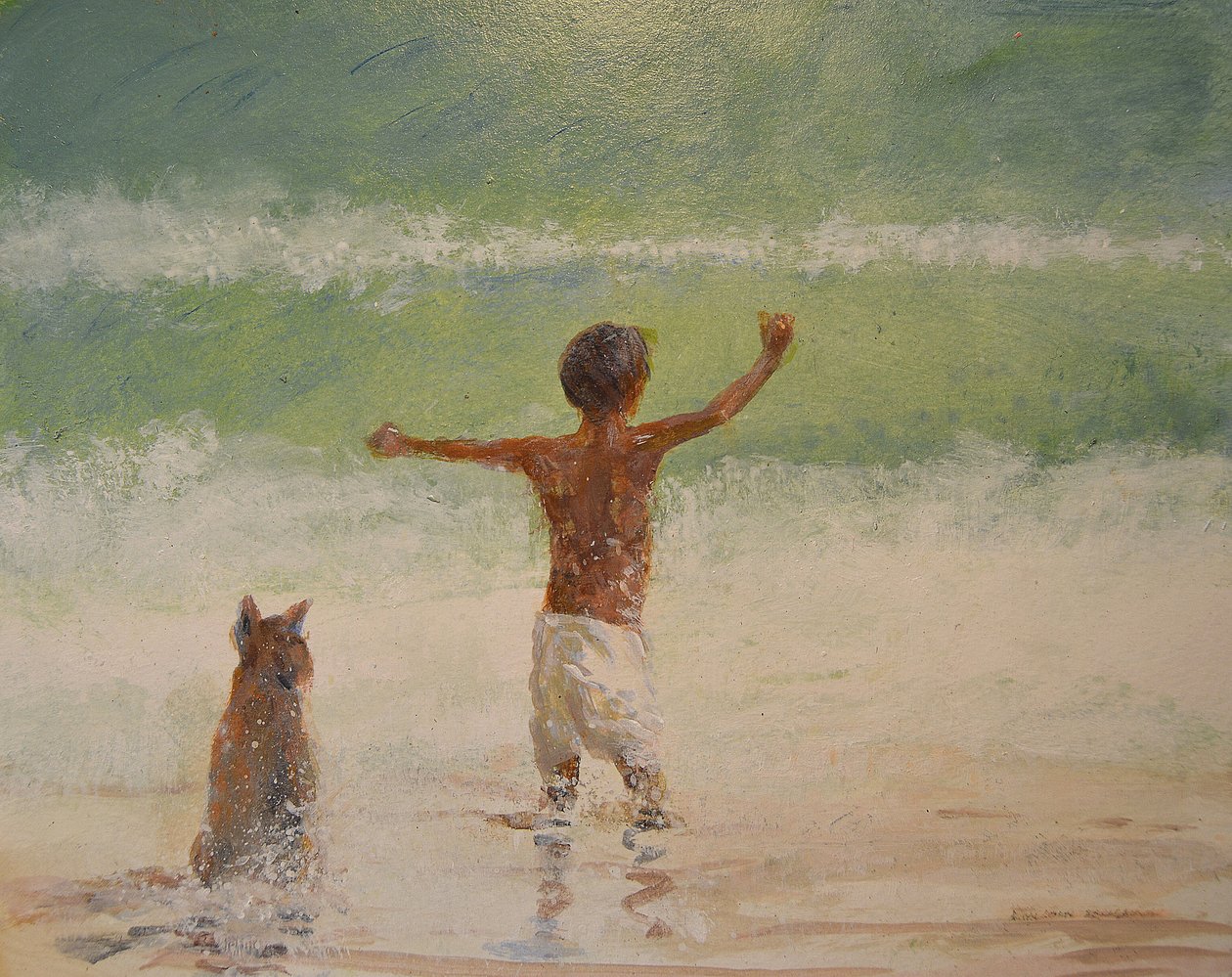 Boy and Lifeguard (Dog) 作者 林肯·塞利格曼