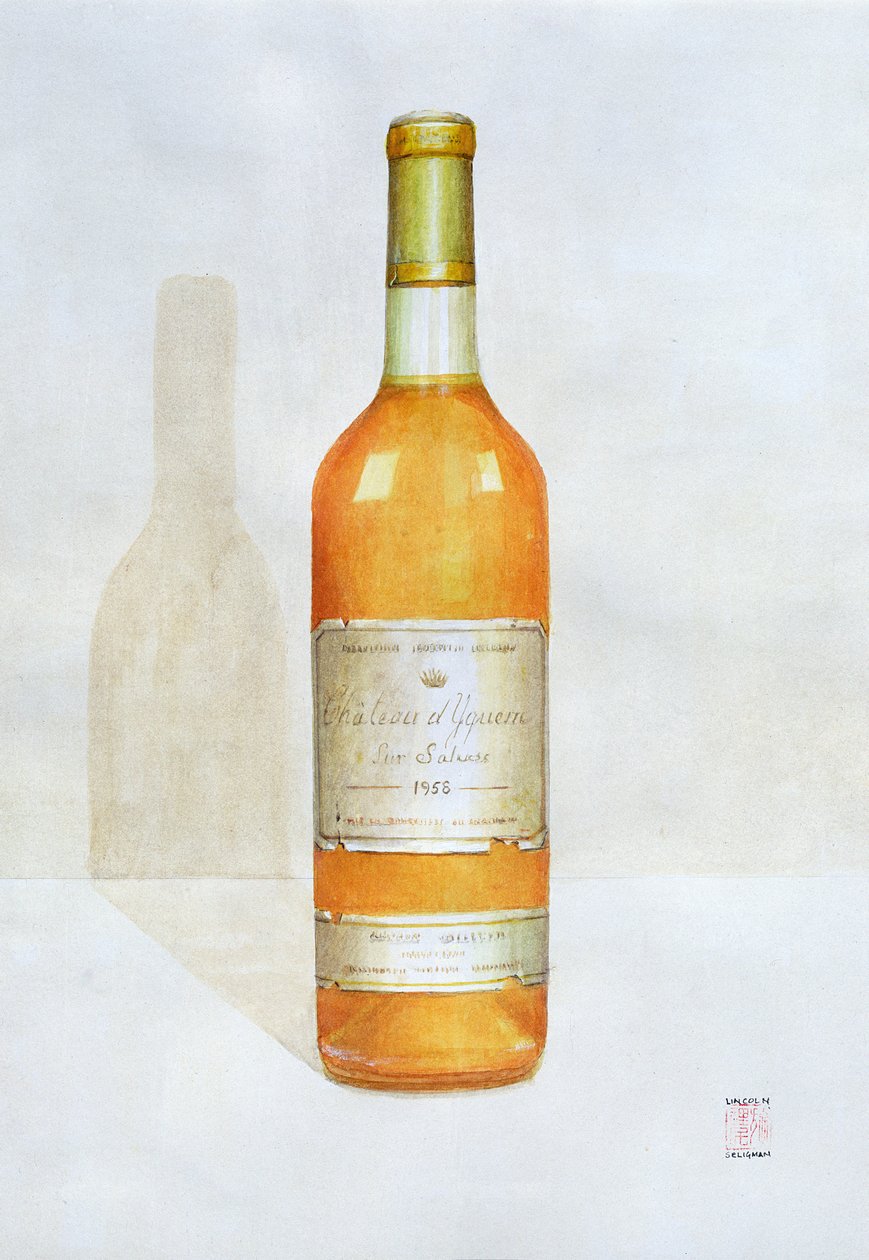 Chateau d&39;Yquem，2003（纸上丙烯酸） 作者 林肯·塞利格曼