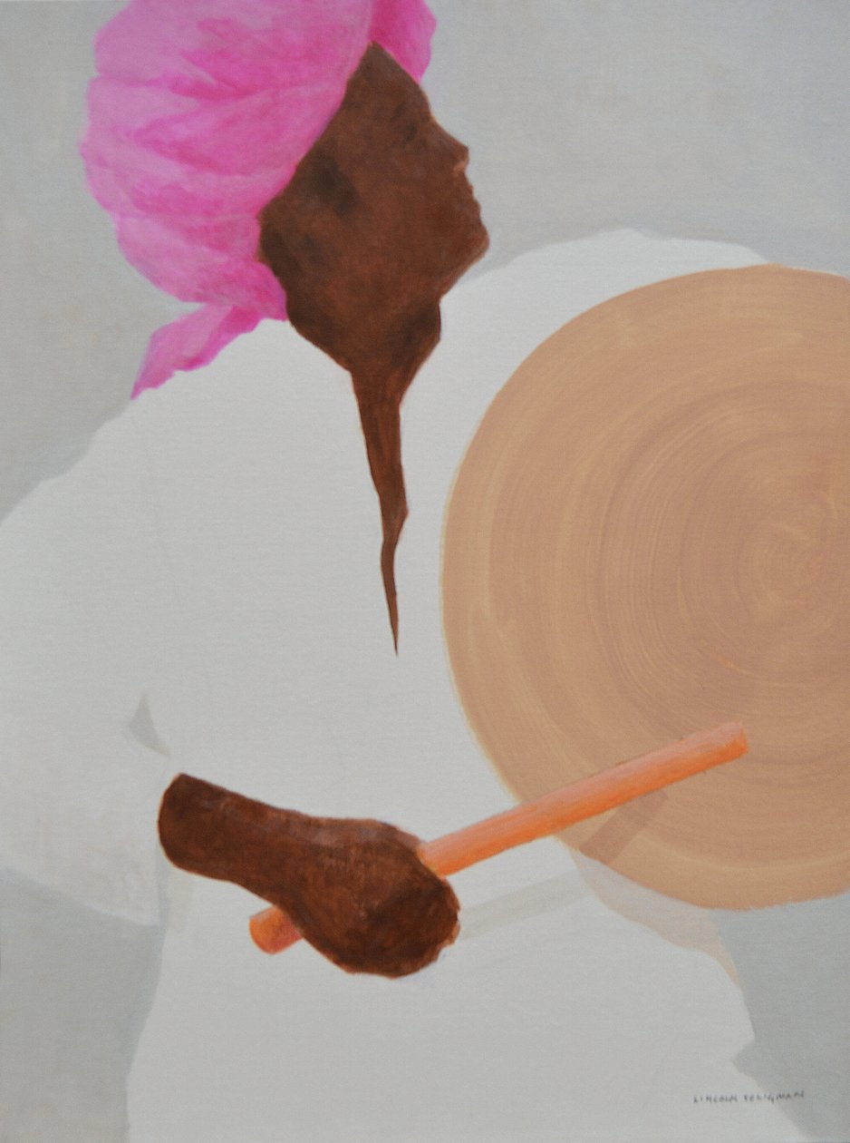 Drummer, pink turban 作者 林肯·塞利格曼