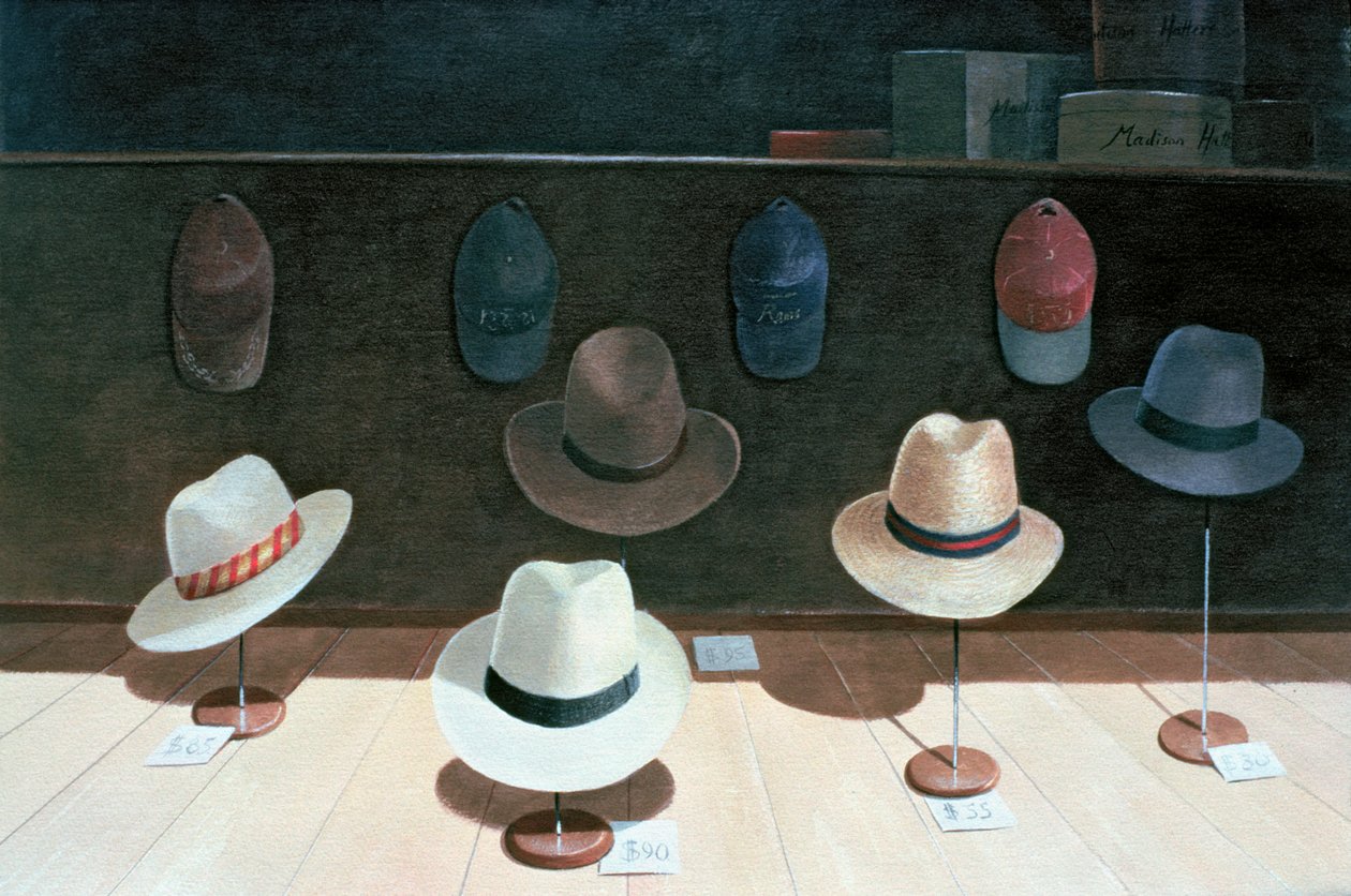 Hat Shop，1990 作者 林肯·塞利格曼