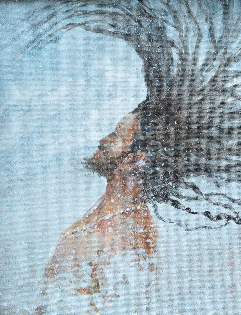 Holy man in the Ganges 作者 林肯·塞利格曼
