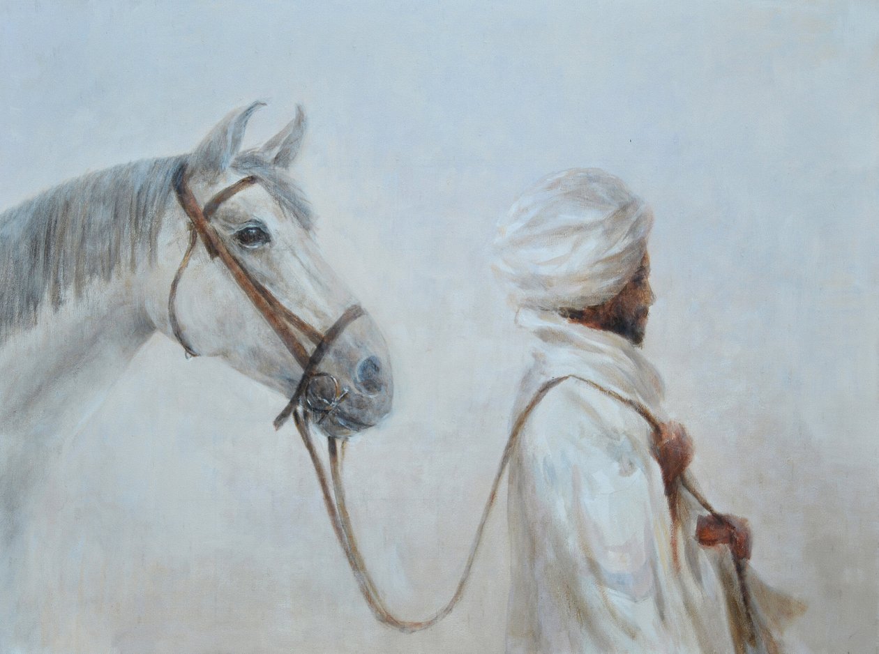 Rabari leading grey horse 作者 林肯·塞利格曼
