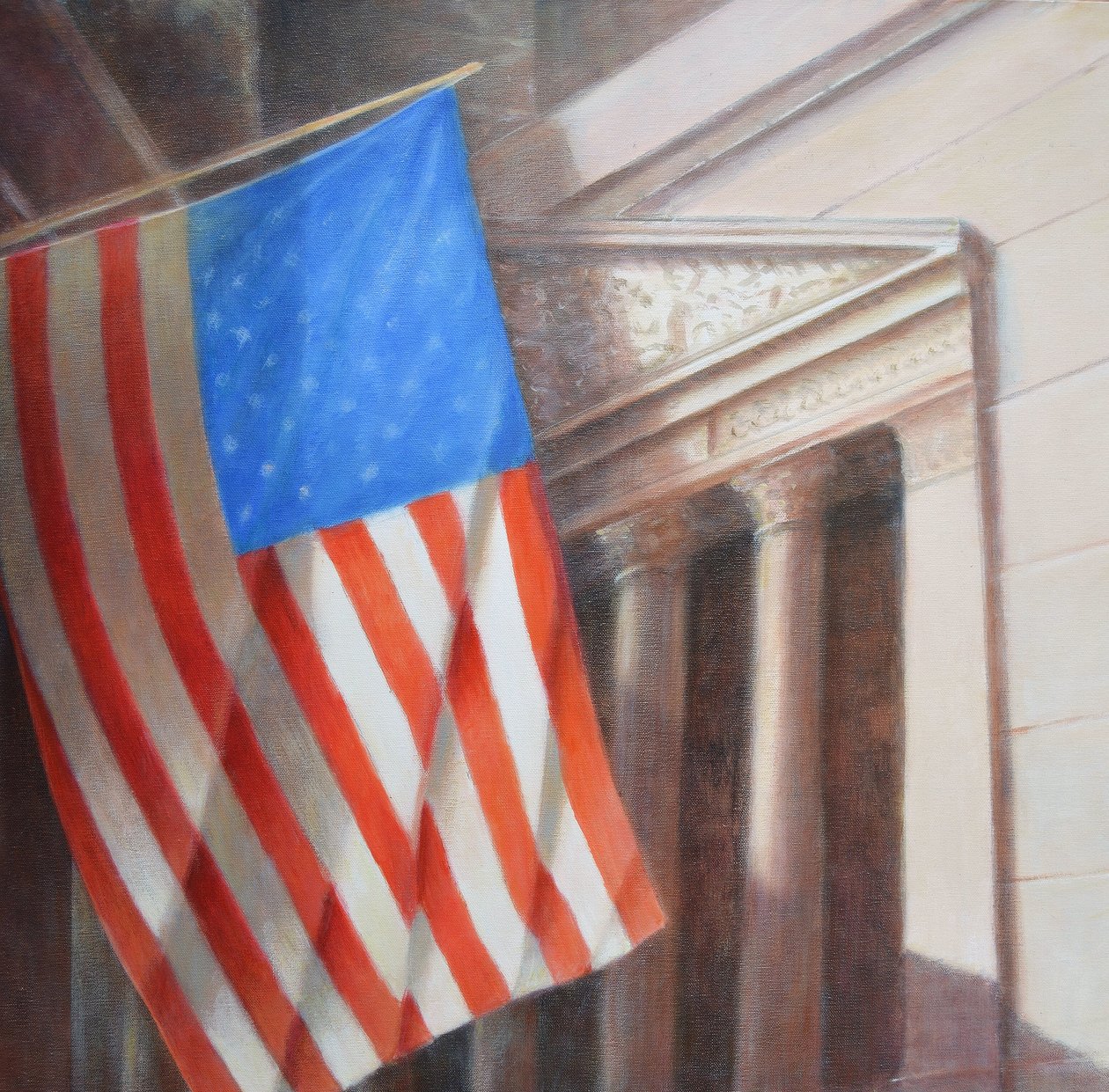 Stars & Stripes, N.Y. Stock Exchange 作者 林肯·塞利格曼