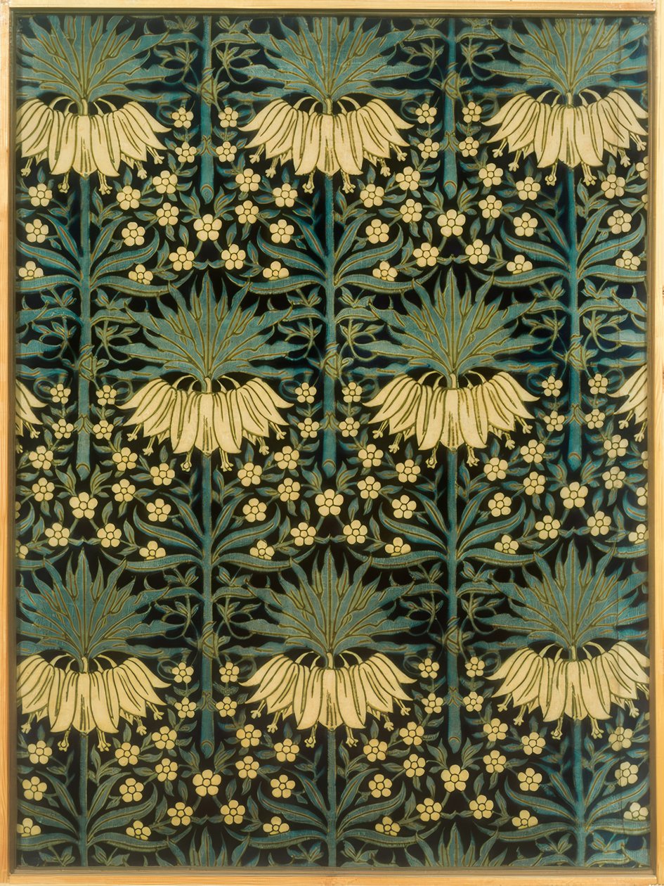 LP Butterfield，带有花卉图案的纺织品 作者 林赛·菲利普·巴特菲尔德