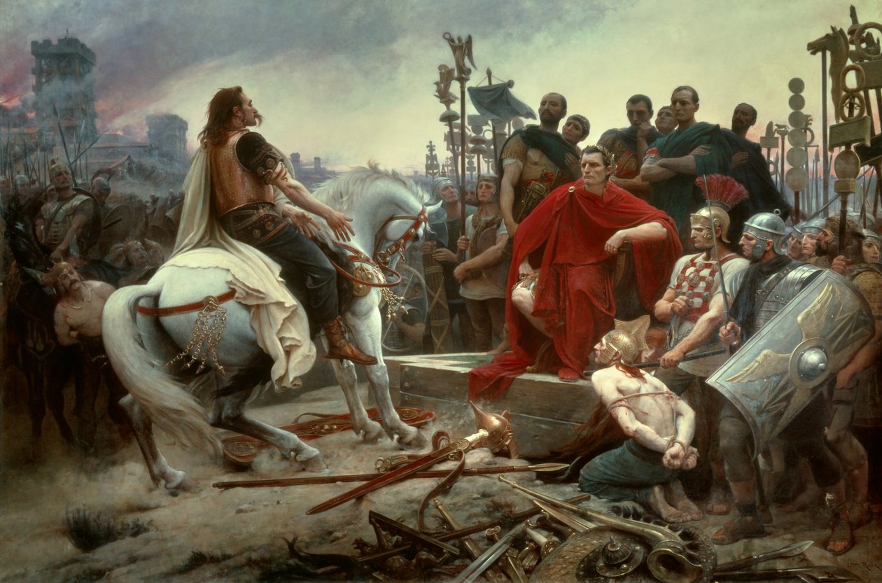 Vercingetorix 前往 Cesar 作者 莱昂内尔·诺埃尔·罗耶