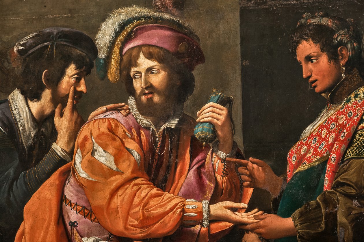 博纳·文图拉 (Buona Ventura)，2384631 的细节，c.1617 作者 莱昂内洛·斯巴达（Lionello Spada）