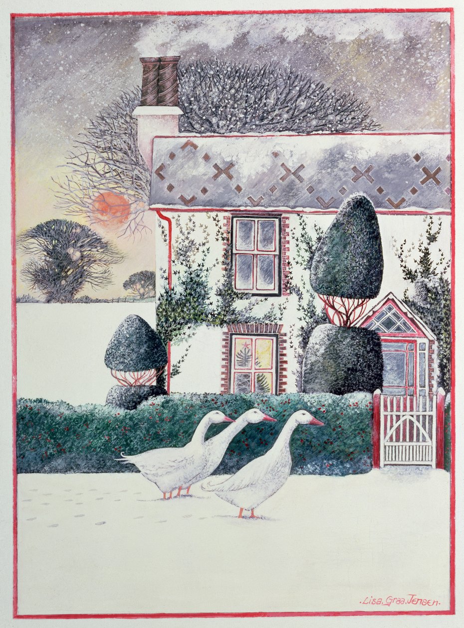 圣诞小屋，1985年， 作者 丽莎·格拉·詹森