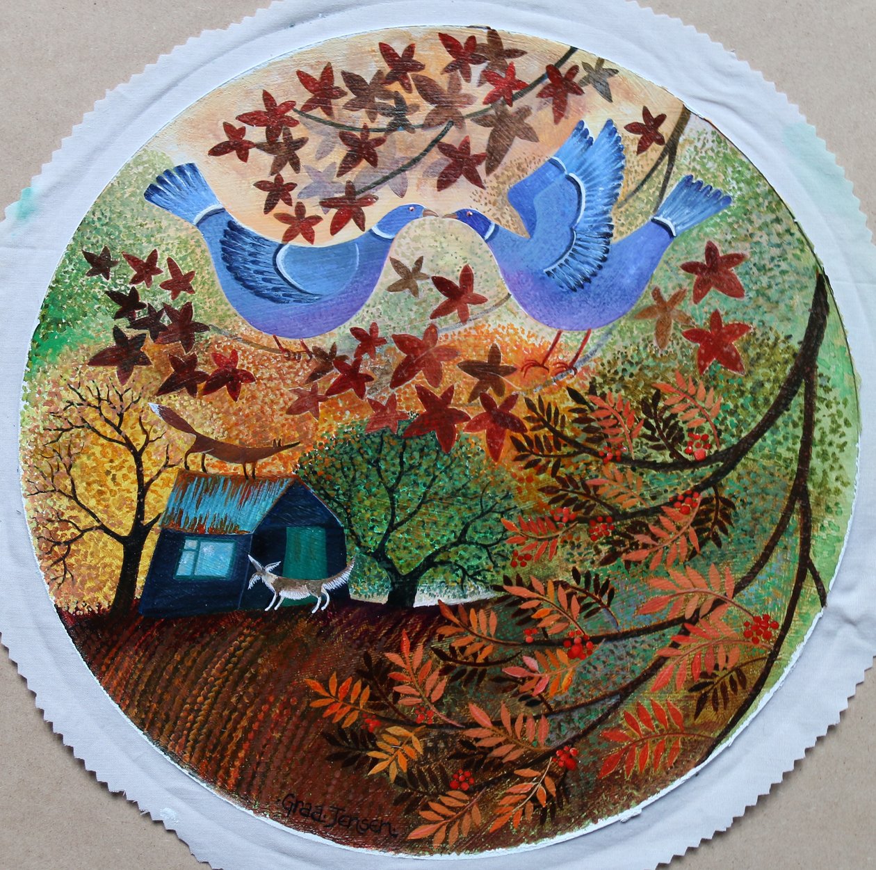 Autumn Garden, 2019 作者 丽莎·格拉·詹森