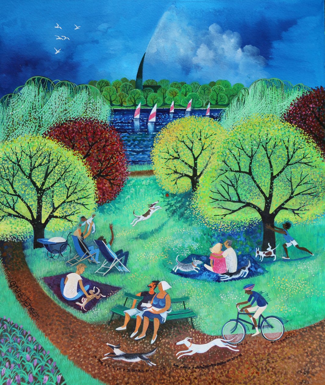 Boating Lake, 2017 作者 丽莎·格拉·詹森
