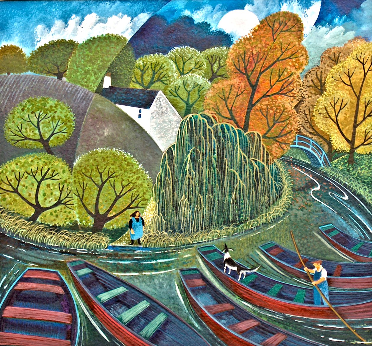 相约，2010，（纸上丙烯）。 作者 丽莎·格拉·詹森