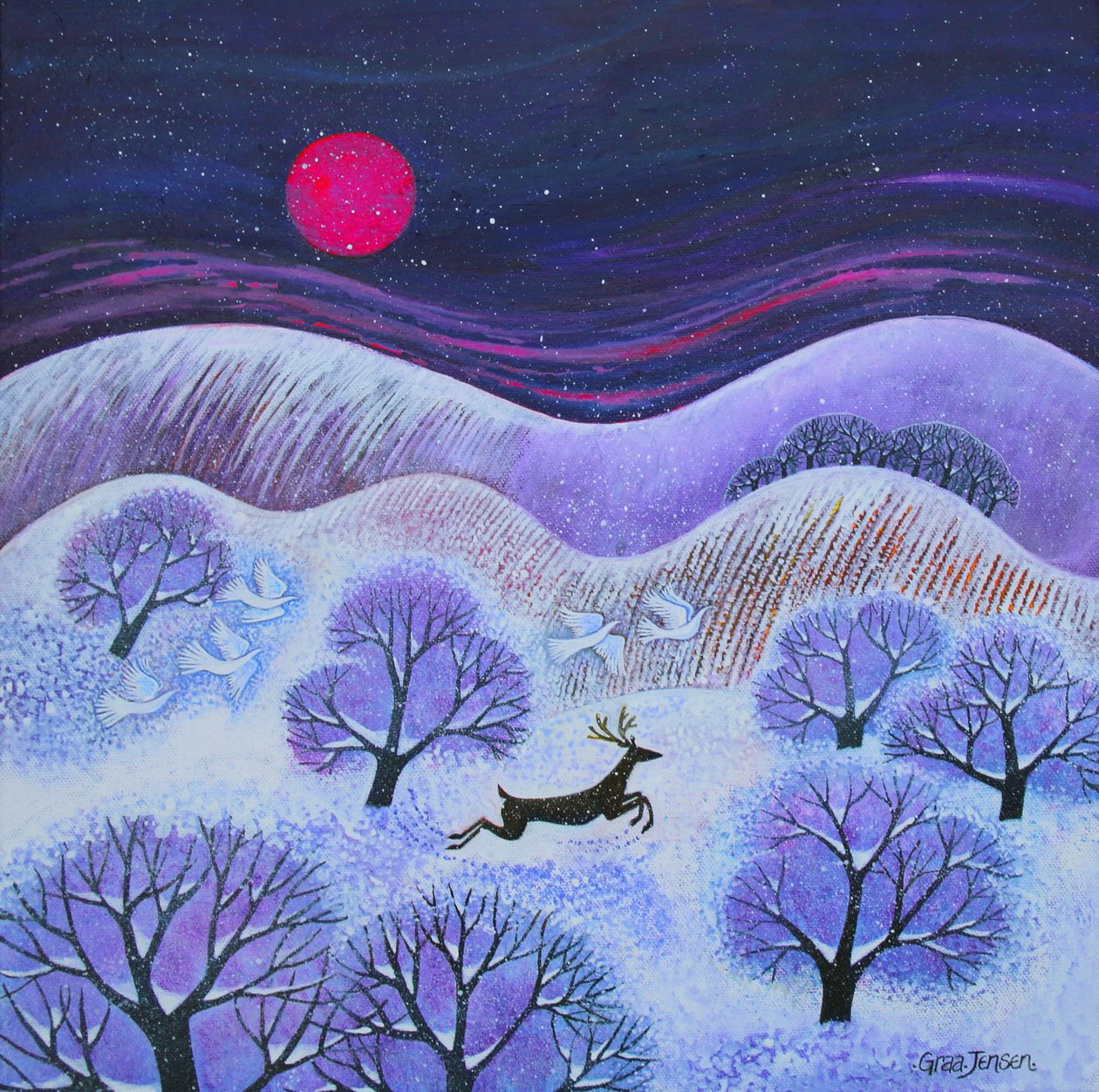 雪景，2023 年 作者 丽莎·格拉·詹森