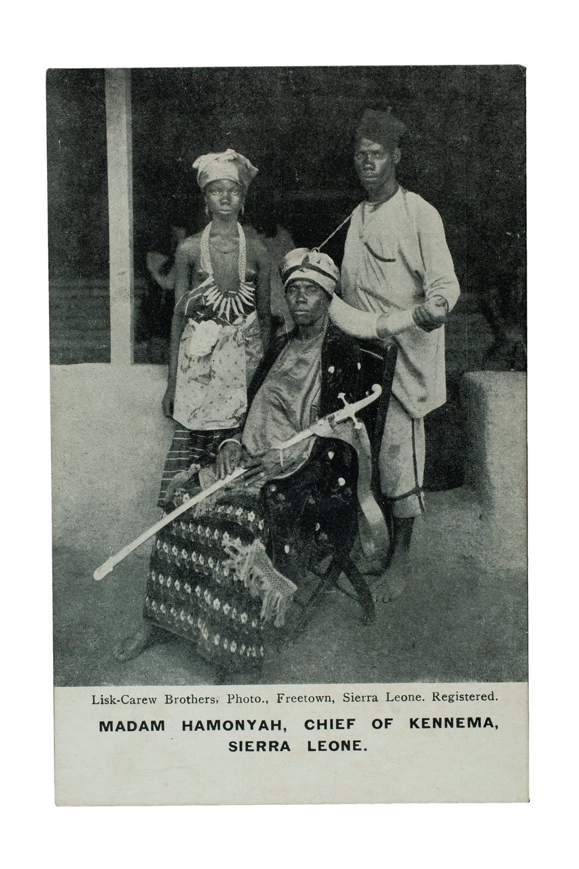 密苏里州肯尼亚酋长Hamonyah女士，c.1905-07 作者 里斯克·卡鲁兄弟