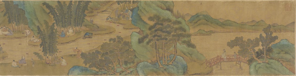 兰亭集会 作者 刘松年