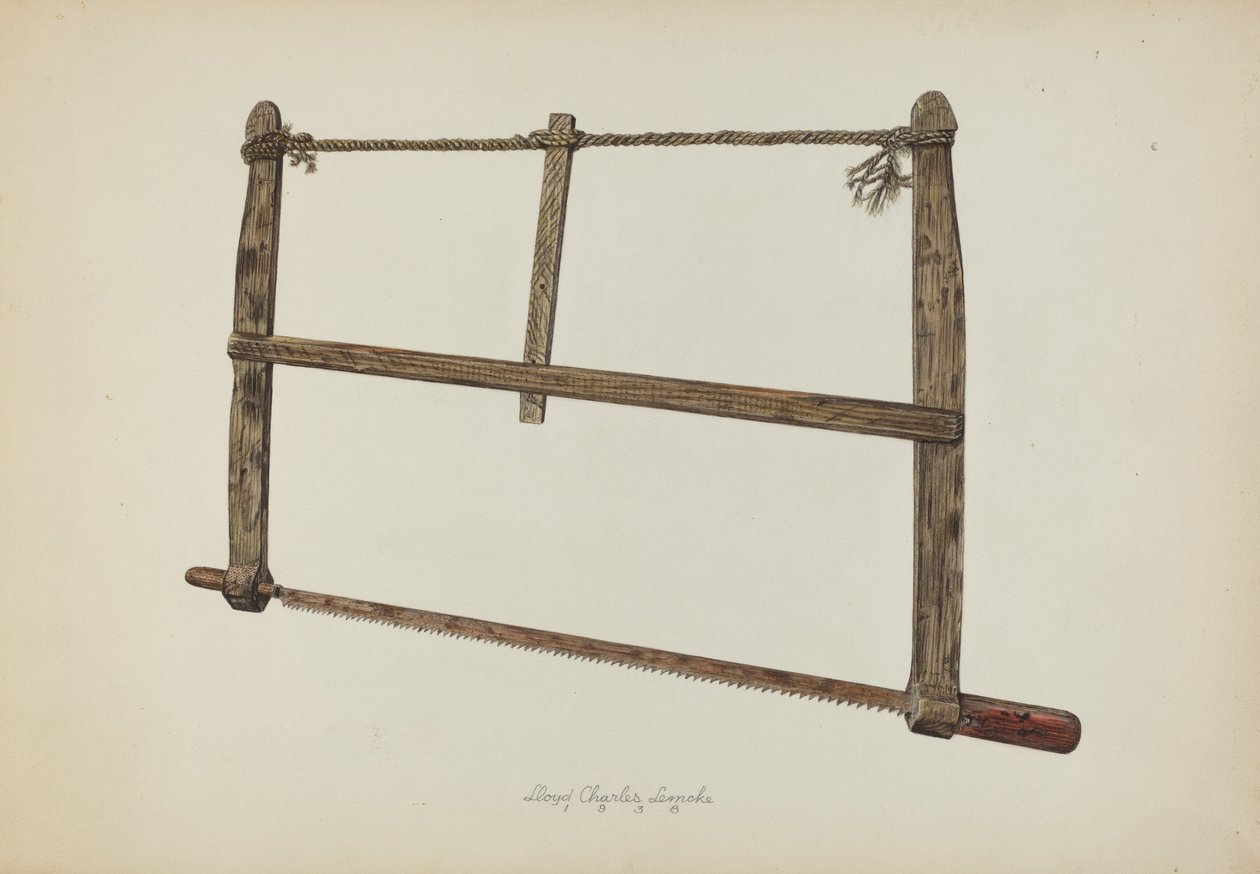 库珀史密斯锯，1938年。 作者 劳埃德·查尔斯·莱姆克