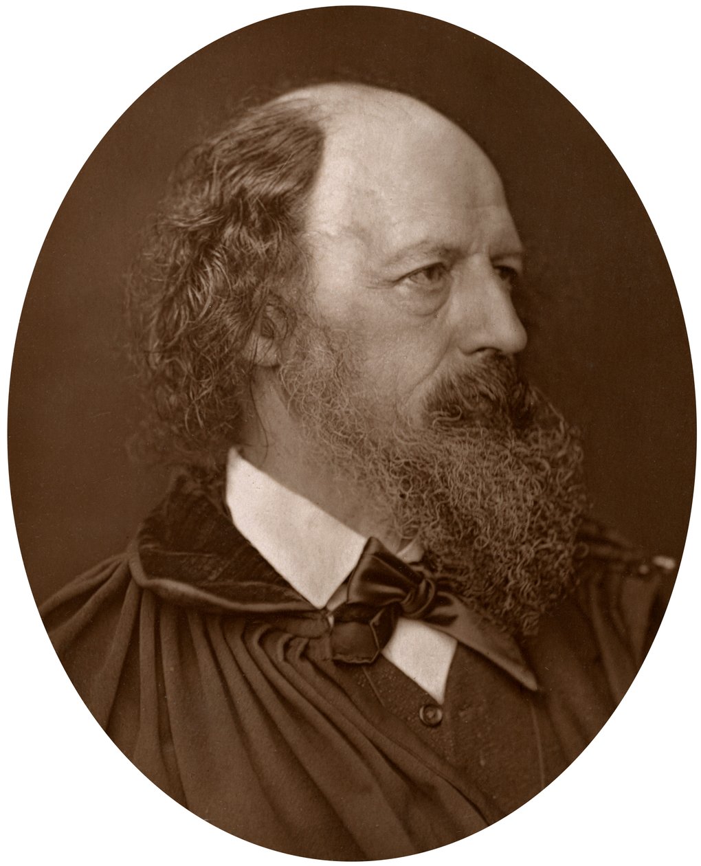 阿尔弗雷德·坦尼森（Alfred Tennyson），DCL，FRS，英国诗人桂冠得主，1883年。 作者 洛克和惠特菲尔德