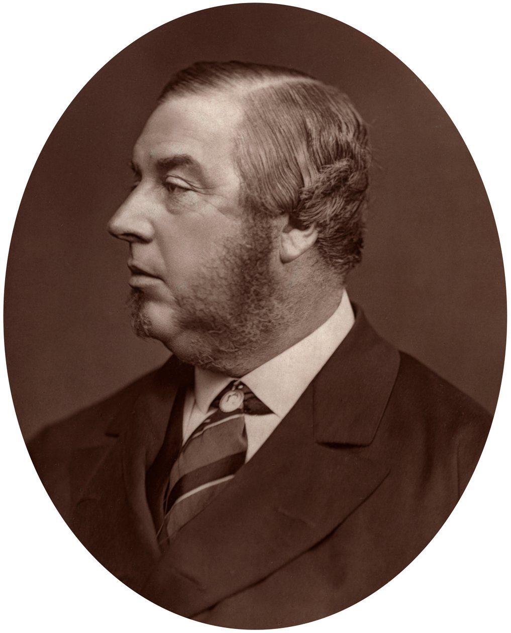 乔治·斯考特·布斯（George Sclater-Booth）议员，地方政府局主席，1878年。 作者 洛克和惠特菲尔德