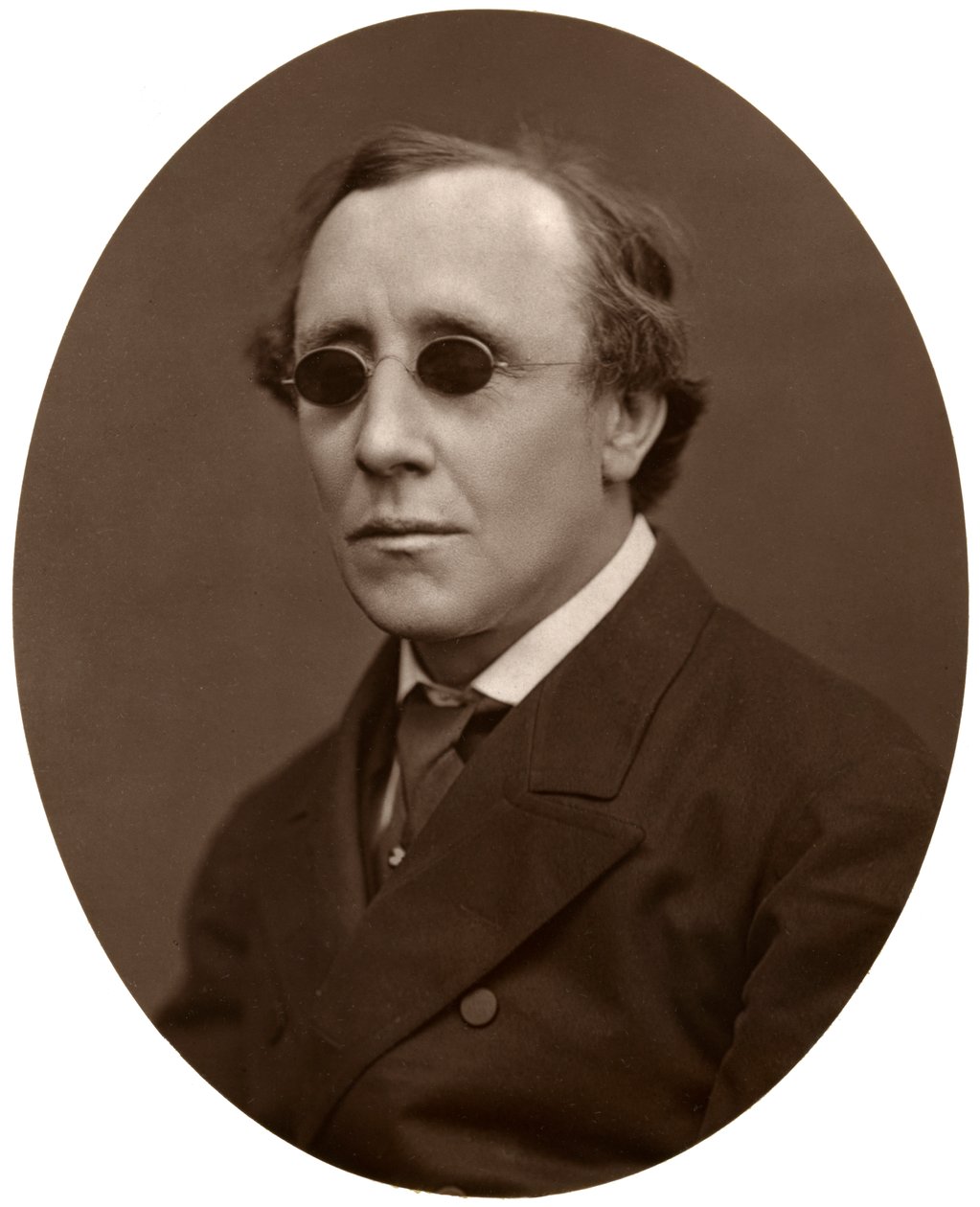 议员亨利·福塞特（Henry Fawcett），剑桥大学政治经济学教授，1876年。 作者 洛克和惠特菲尔德
