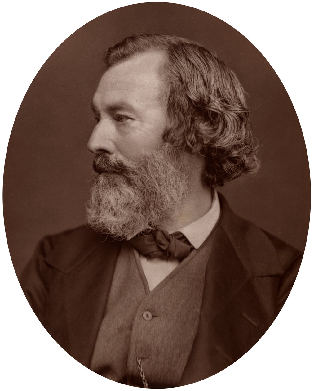 雕塑家约瑟夫·达勒姆（Joseph Durham），1878年。 作者 洛克和惠特菲尔德