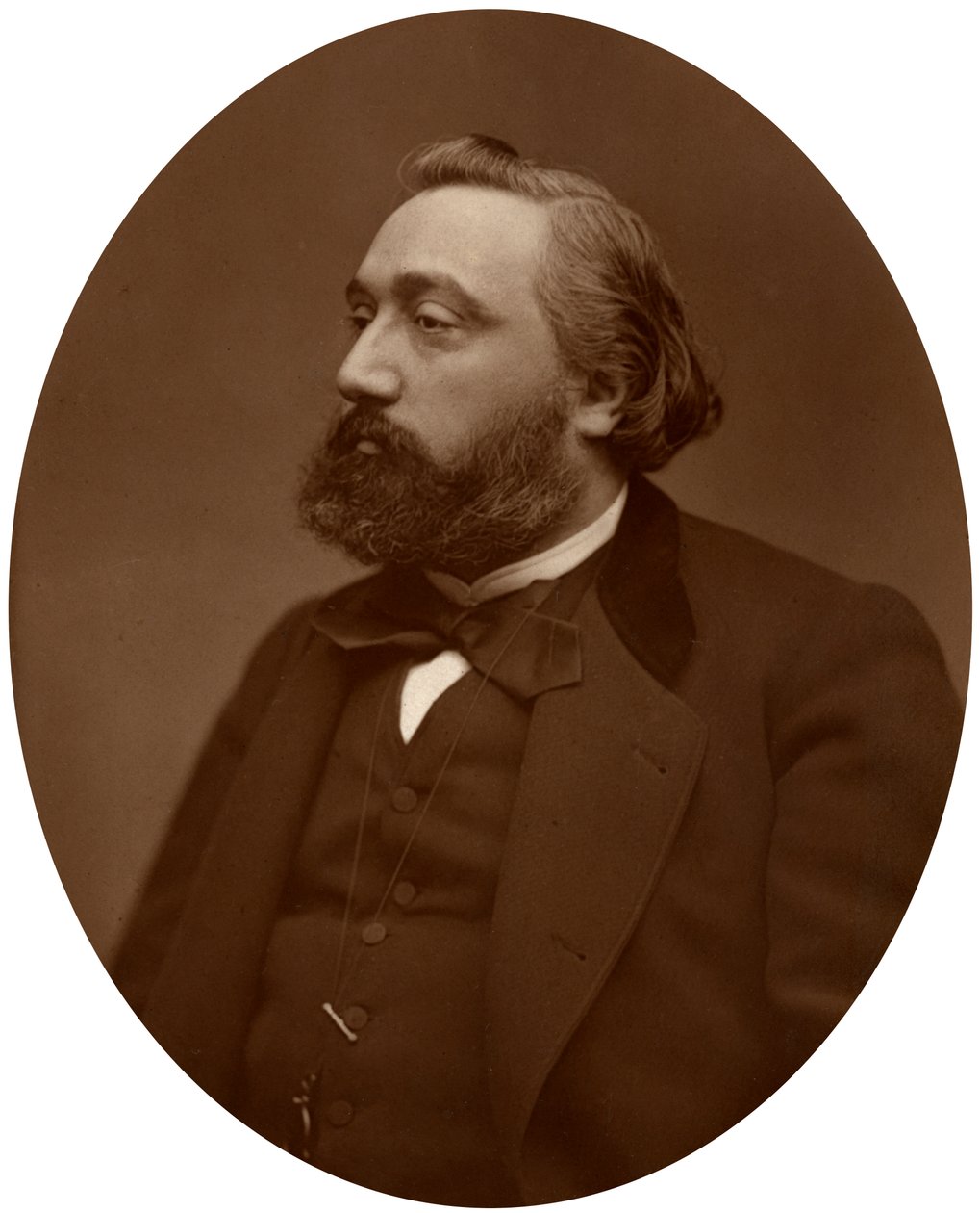 法国政治家莱昂·甘贝塔（Leon Gambetta），1882年。 作者 洛克和惠特菲尔德