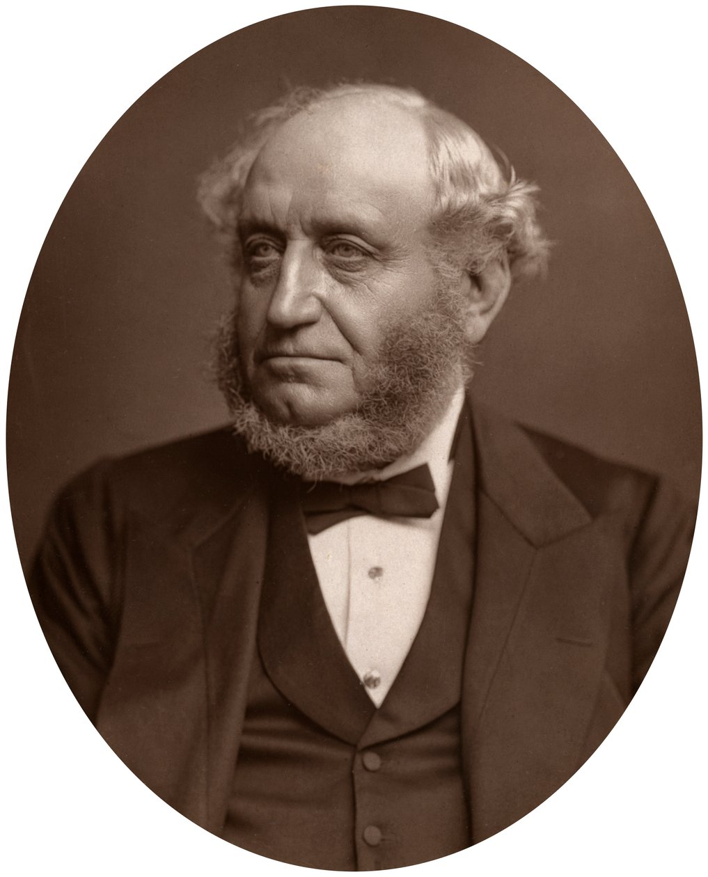 管风琴家兼作曲家乔治·乔布·埃尔维爵士（Sir George Job Elvey），1882年。 作者 洛克和惠特菲尔德