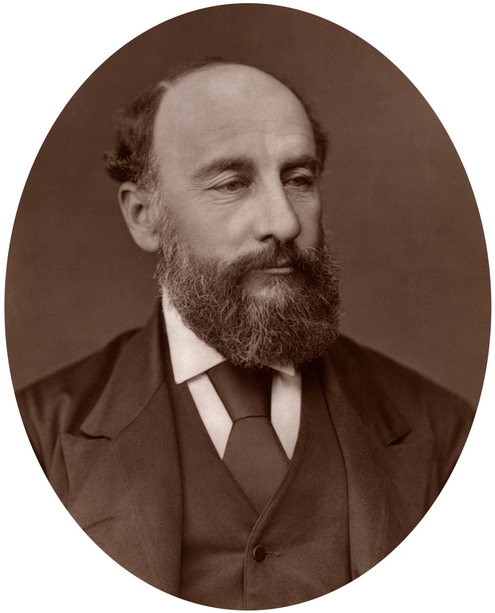 1878年，北极探险家George Strong Nares爵士。 作者 洛克和惠特菲尔德