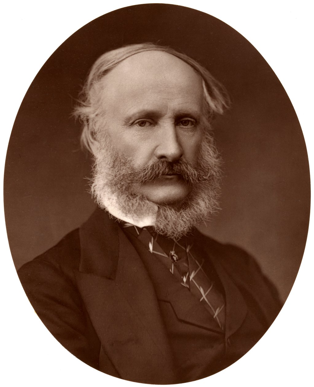 詹姆斯·麦克纳滕·霍格爵士（Sir James Macnaghten Hogg），国会工作委员会主席，巴特议员，1876年大都会委员会主席。 作者 洛克和惠特菲尔德