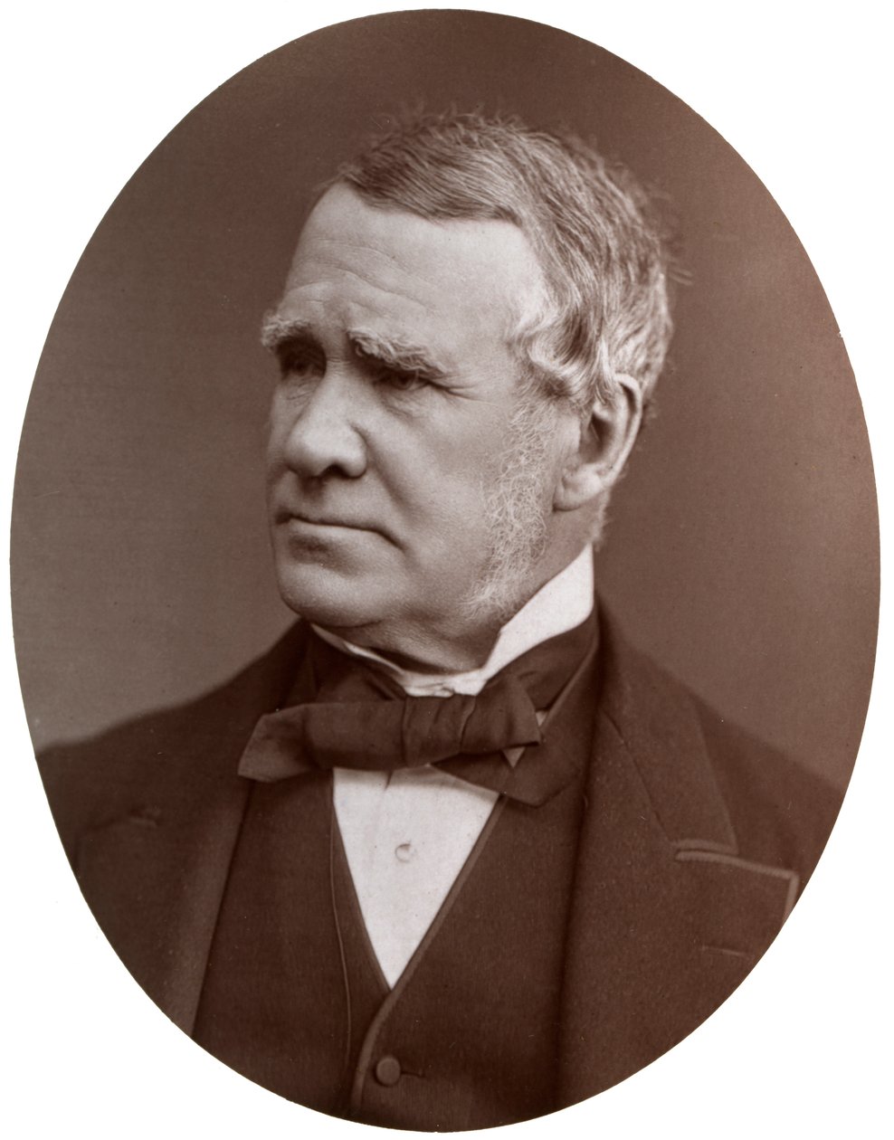 英国土木工程师FRS John Hawkshaw爵士，1877年。 作者 洛克和惠特菲尔德
