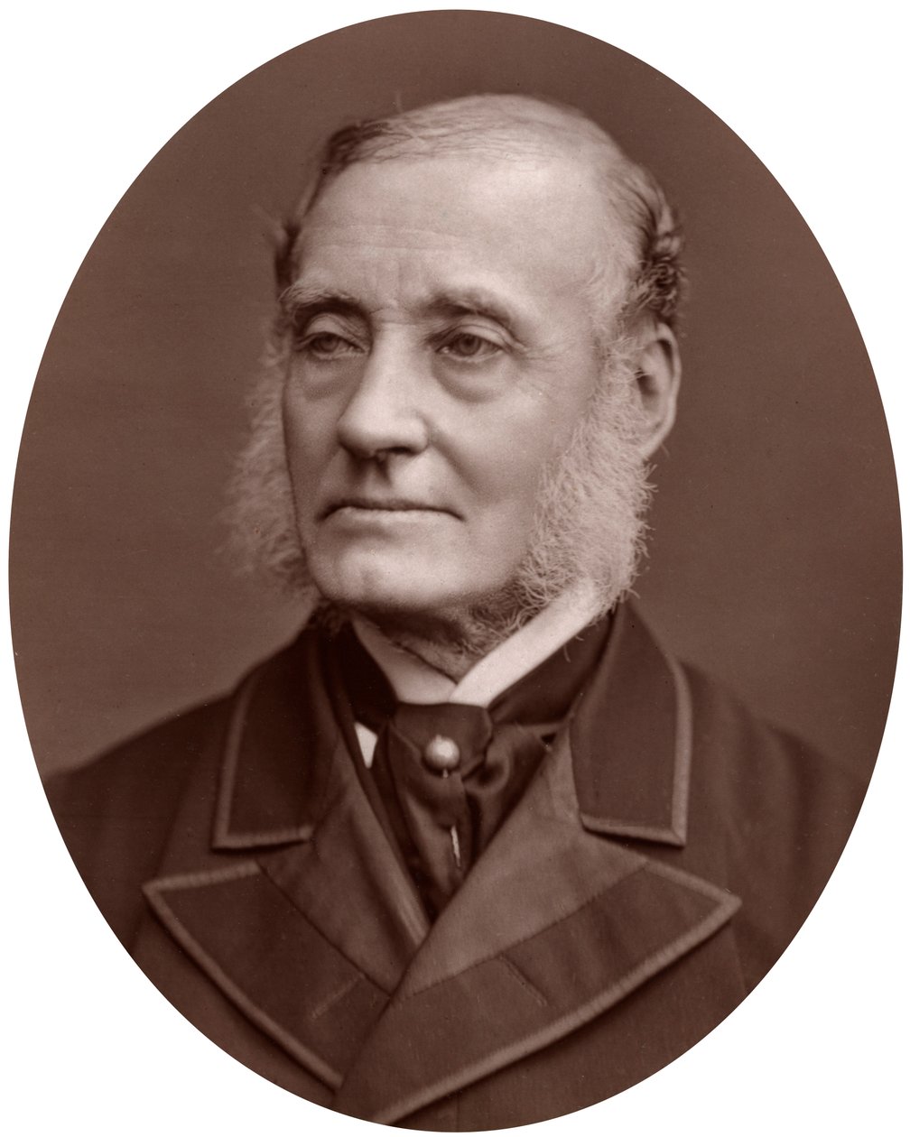 英国外交官兼皇家地理学会主席拉瑟福德·阿尔考克爵士，1877年。 作者 洛克和惠特菲尔德