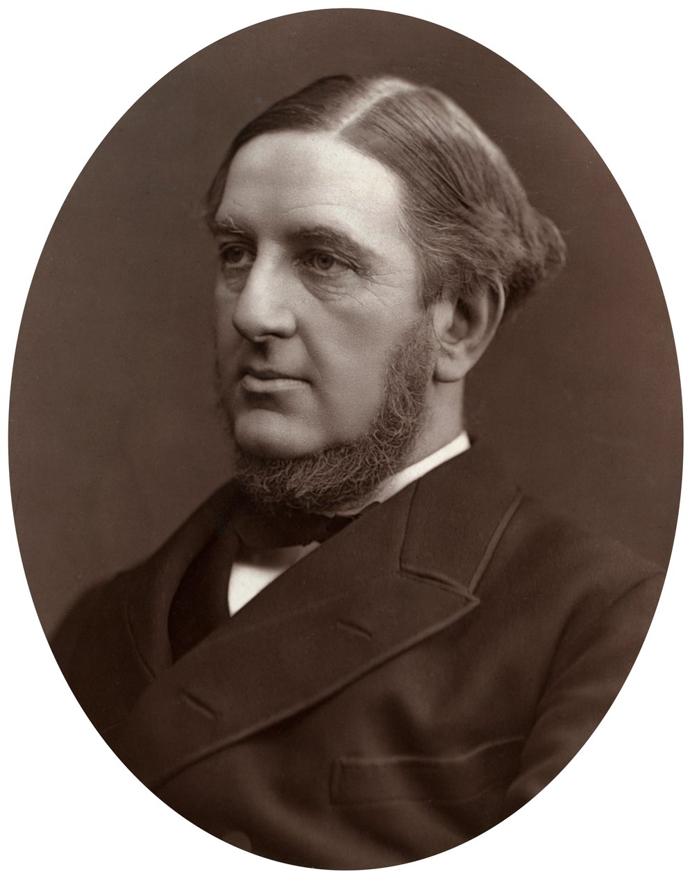 威廉·弗农·哈科特爵士（Qilliam Vernon Harcourt）质检官，国会议员，剑桥大学国际法教授，1877年。 作者 洛克和惠特菲尔德