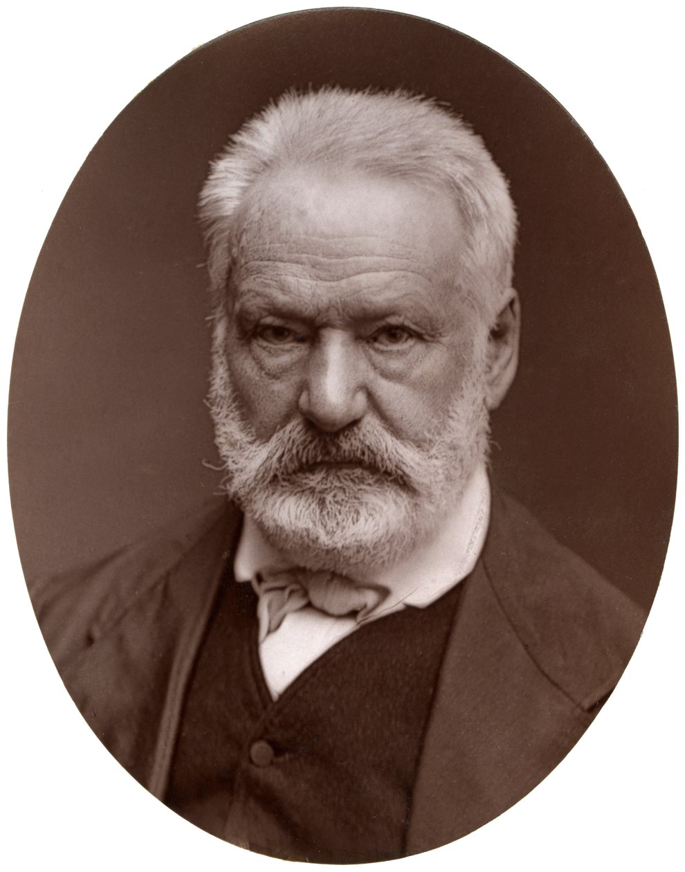 维克多·雨果（Victor Hugo），法国诗人，戏剧家和小说家，1877年。 作者 洛克和惠特菲尔德