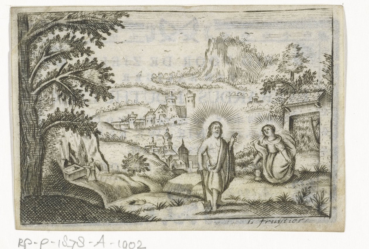 基督向抹大拉的马利亚显现 作者 Lodewijk Joseph Fruytiers