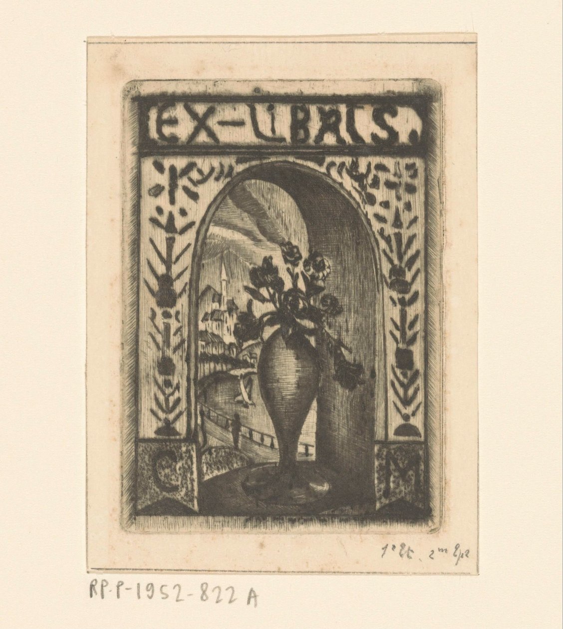 C. van der Meulen 的书目编号 作者 Lodewijk Shelfhout（艺术家签名）