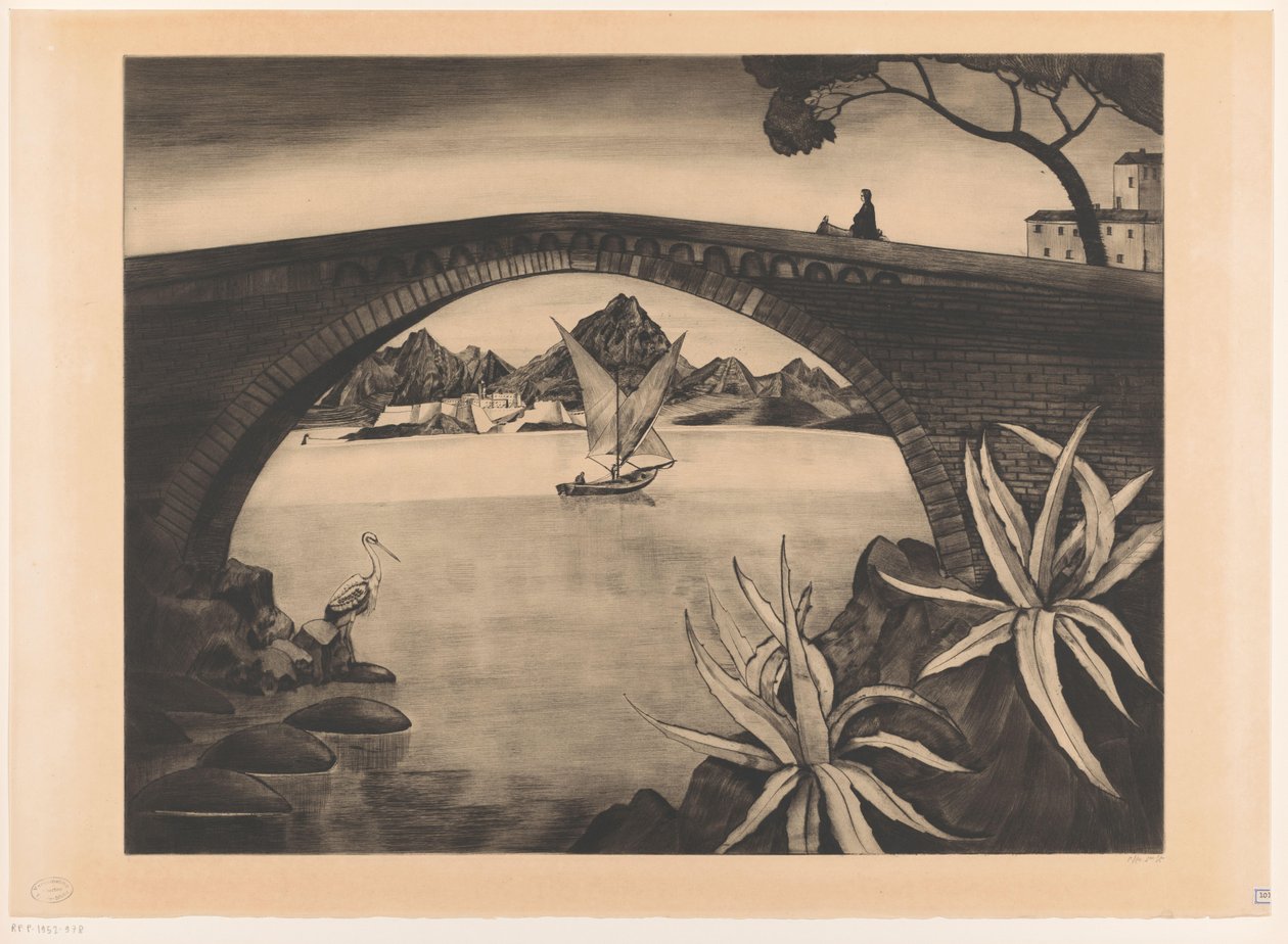 科西嘉岛
Le Grand pont Corse（原标题） 作者 洛德维克·谢尔夫豪特（Lodewijk Schelfhout）
