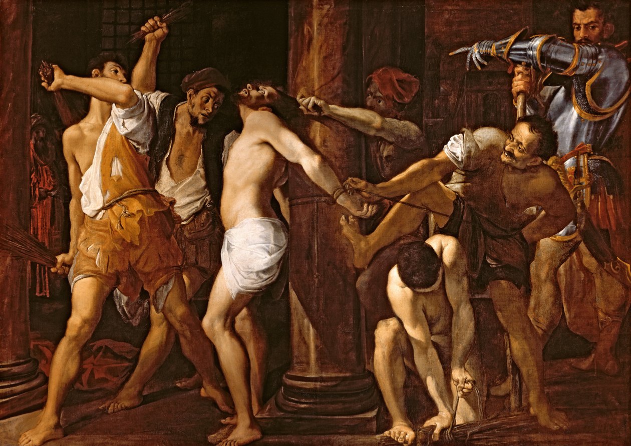 基督的鞭and，1586-87 作者 洛多维科·卡拉奇
