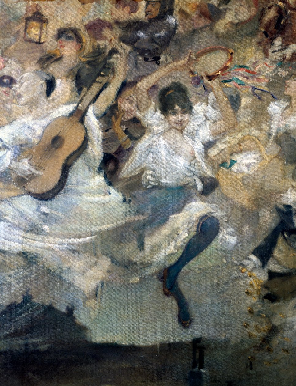 Parce Domine》，细节，约1884年。   作者 莱昂·阿道夫·威莱特