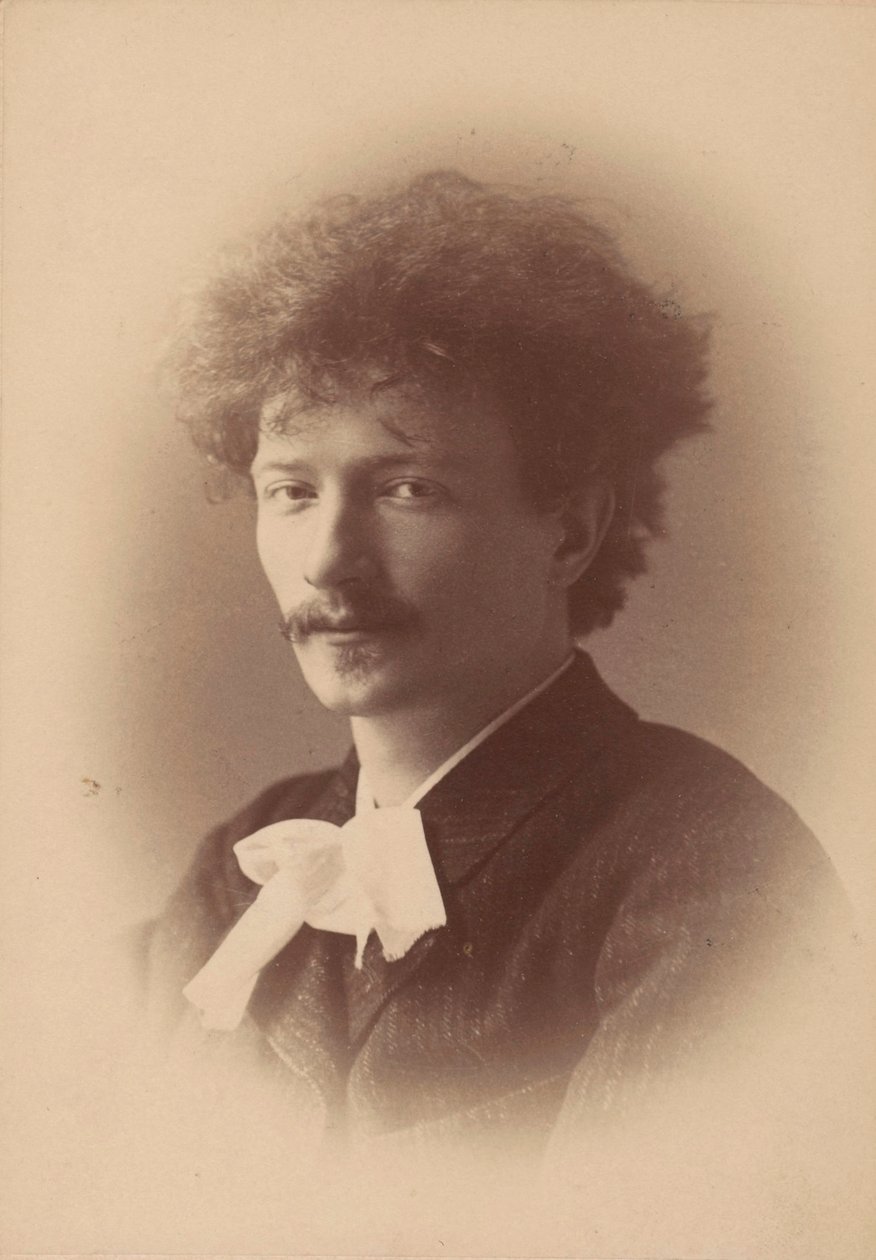 作曲家伊格纳西-扬-帕德莱夫斯基的肖像，1860-1941年，1890年。 作者 伦敦。摄影工作室 Elliott and Fry