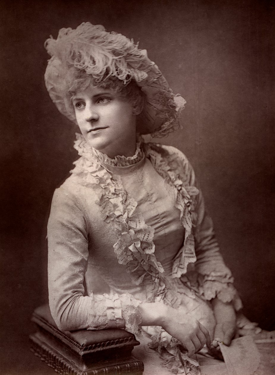 紫罗兰·卡梅隆，英国女演员，1882年 作者 伦敦立体摄影公司