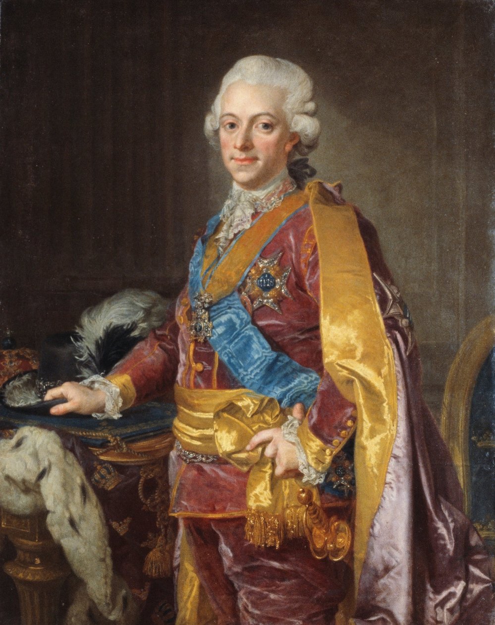 古斯塔夫三世，瑞典国王1772-1792 作者 洛伦斯·帕斯（Lorens the Younger Pasch）