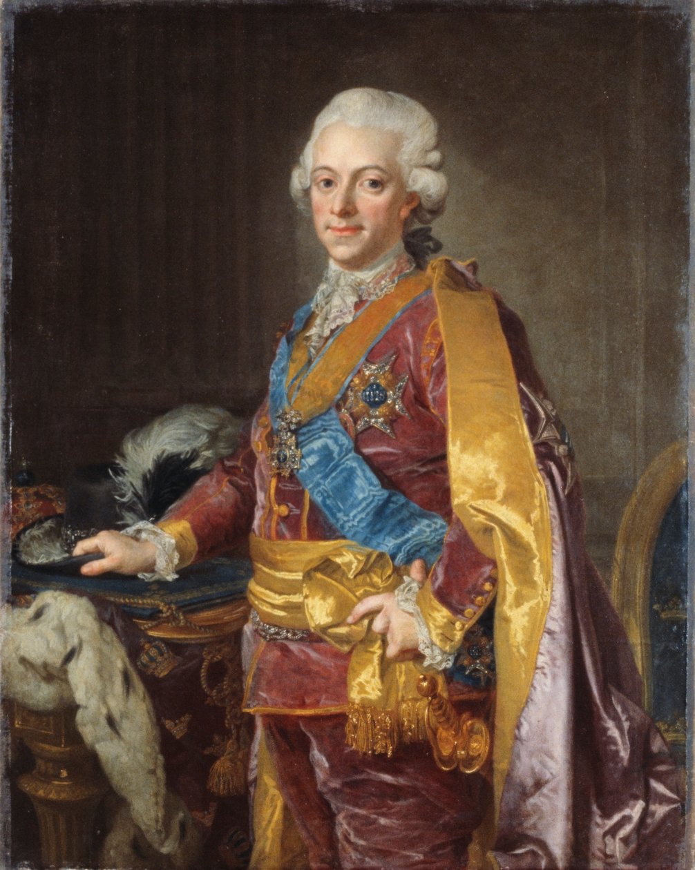 瑞典国王古斯塔夫三世，1780年代 作者 洛伦斯·帕斯（Lorens the Younger Pasch）
