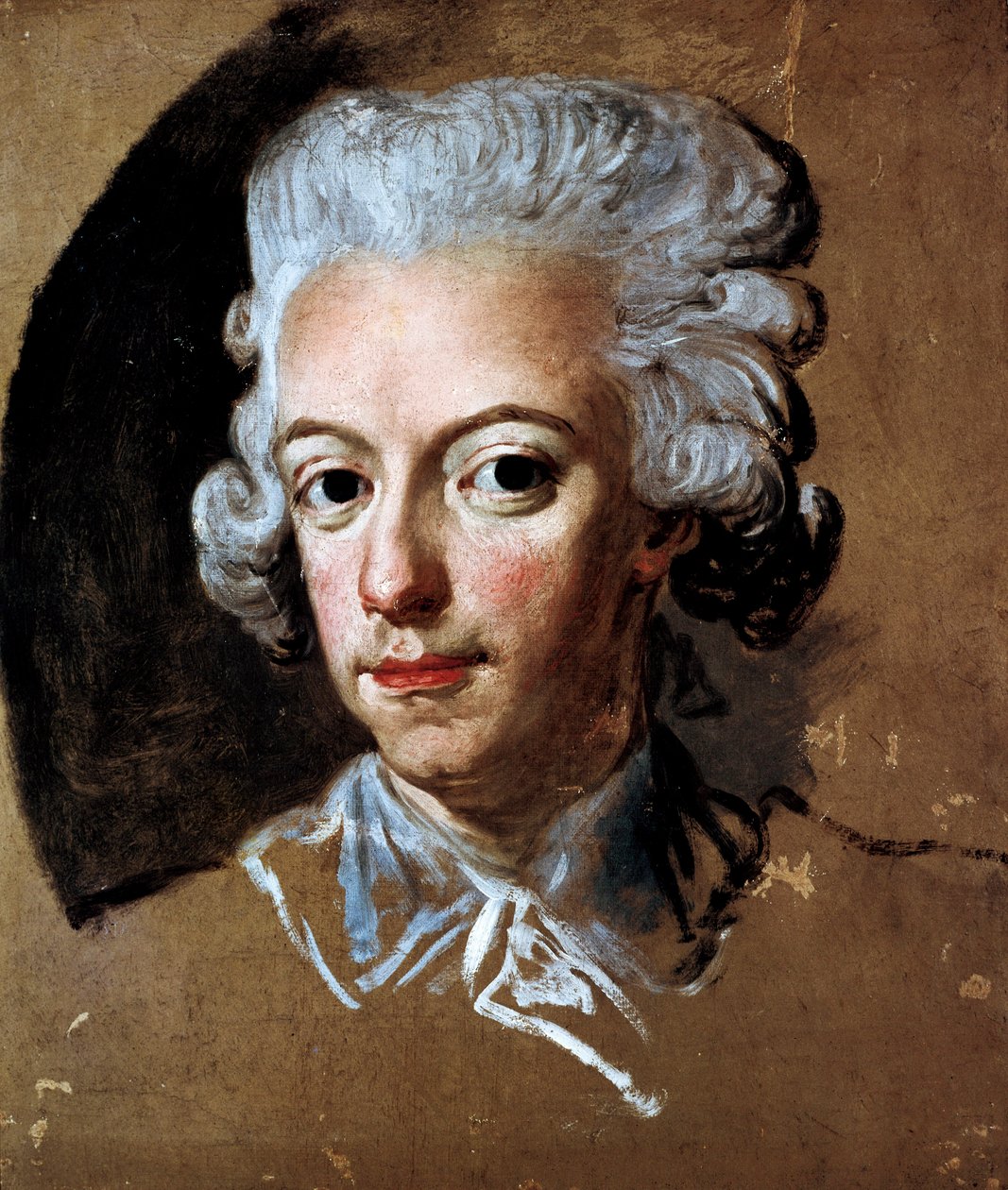 "Portrait of the Swedish King Gustav III (1771-1792) Painting by Lorens Pasch (1733-1805) 作者 洛伦斯·帕斯（Lorens the Younger Pasch）